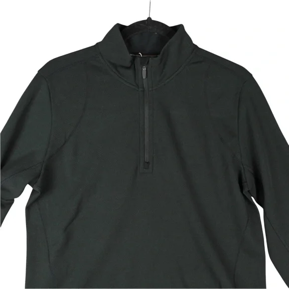 Smartwool Women Active Uptempo Quarter Zip Top Size L Black NWT Merino Wool - Picture 4 of 15